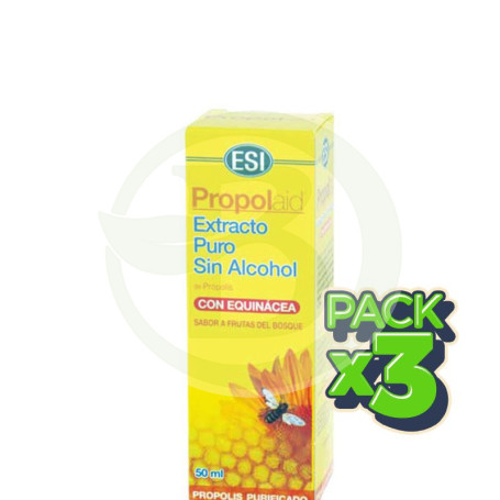 Pack 3x Propolaid Extracto S/A Própolis y Equinácea 50Ml. Esi - Trepat Diet