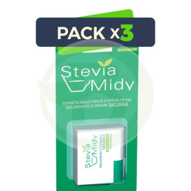 Pack 3x Stevia Midy Edulcorante 100 Comprimidos ESI - Trepat Diet