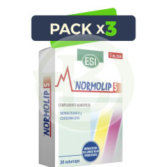 Lot 3x Normolip 5 30 Gélules Esi