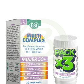 Pack 3x Multicomplex Mujer 50+ 30 Comprimidos Esi