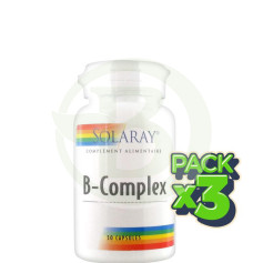Pack 3x B-Complex 50 60 Gélules Solaray