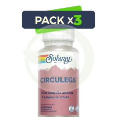 Pack 3x Circulegs 60 Gélules Solaray