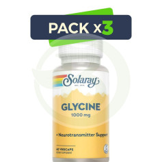 Pack 3x Glycine 1.000Mg. 60 Gélules Solaray