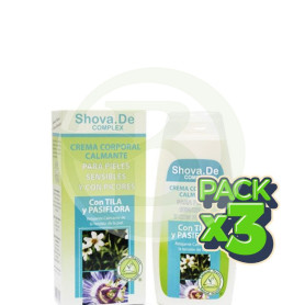 Pack 3x Crema Corporal Calmante 250Ml. Shova De