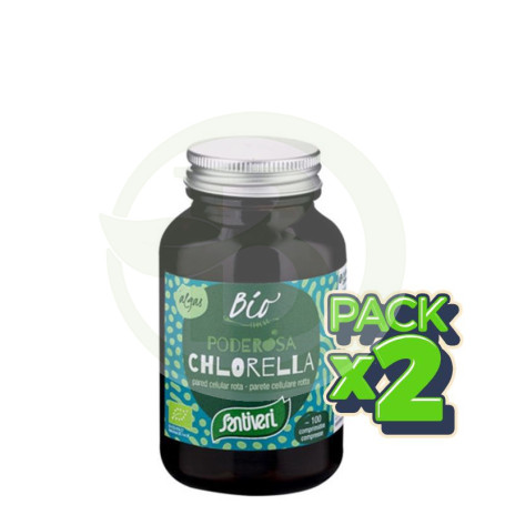 Pack 2x Alga Chlorella Bio 118 Comprimidos Santiveri
