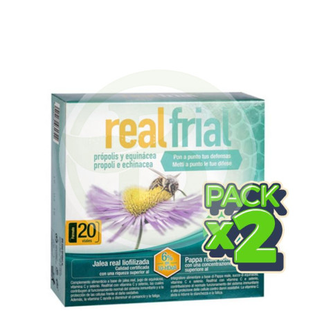 Pack 2x Realfrial Propolis y Equinácea 20 Viales Santiveri