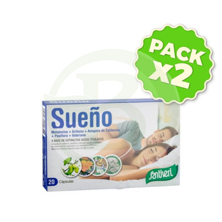 Pack 2x Sueño 20 Cápsulas Santiveri