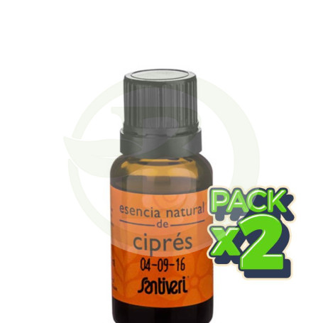 Pack 2x Aceite Esencial de Ciprés 14Ml. Santiveri