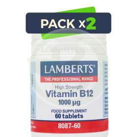 Pack 2x VITAMINA B12 1000Mg. LAMBERTS