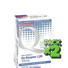Pack 2x CoQ10 100Mg. 60 Gélules Lamberts