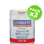 Pack 2x Vitamina D3 Vegan 90 Cápsulas Lamberts