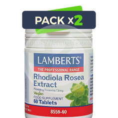 Pack 2x Rhodiola Rosea 250Mg 60 Comprimés Lamberts