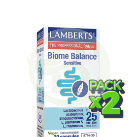 Pack 2x Biome Balance Sensitive (Sensible) 30 Cápsulas Lamberts