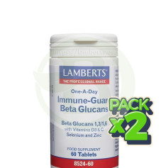 Pack 2x Immune-Guard Beta Glucans 60 Comprimés Lamberts