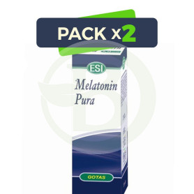 Pack 2x Melatonina Gotas 50Ml. Sin Erbe Notte 1Mg. ESI - Trepat Diet