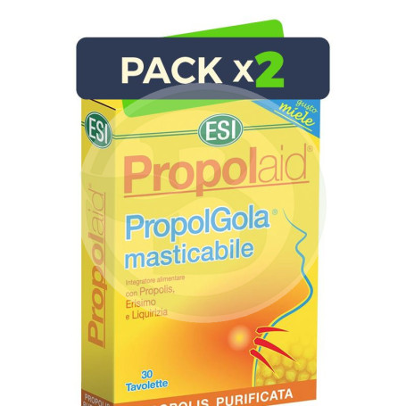 Pack 2x Propolaid Propolgola Miel 30 Tabletas ESI - Trepat Diet