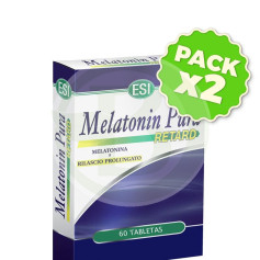 Pack 2x Melatonin Retard Pure 1,9Mg. 60 Comprimés Esi