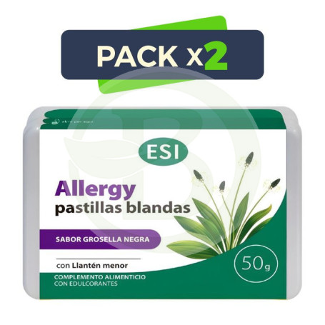 Pack 2x Allergy Pastillas Blandas Suizas 50G Esi