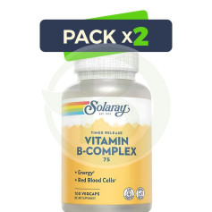 Pack 2x B Complex 75 100 Gélules Solaray