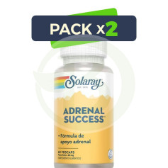 Pack 2x Adrenal Success Solaray 60 gélules