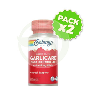 Pack 2x Garlicare 10.000Mcg. 60 Comprimidos Solaray