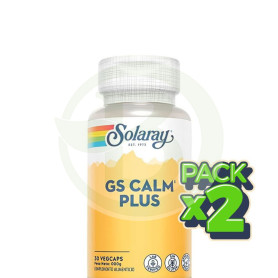 Pack 2x Gs Calm Plus 30 Cápsulas Solaray