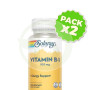 Pack 2x Vitamina B1 100Mg 100 Cápsulas Vegetales Solaray