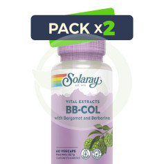 Pack 2x Bb-Col (Bergamote et Berbérine) 60 Gélules Solaray