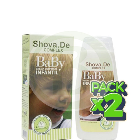 Pack 2x Crema Infantil Baby 250Ml. Shova De