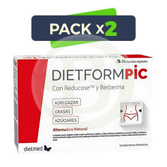 Lot 2x Dietformpic 30 Gélules Dietmed