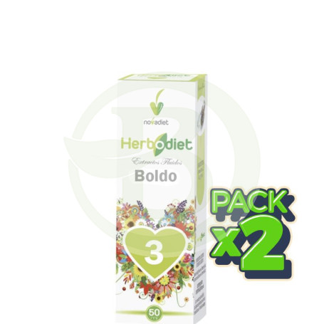 Pack 2x Extracto de Boldo 50Ml. Novadiet