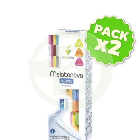 Pack 2x Melatonova Líquida 30 Ml Nova Diet