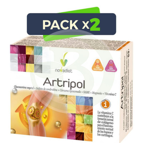 Pack 2x Artripol 60 Capsulas Novadiet