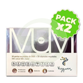 Pack 2x Mum (Embarazo) 30 Perlas + 30 Capsulas Veggunn