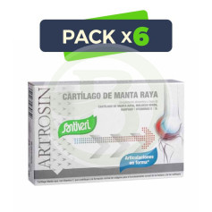 Pack 6x Artrosin Cartilage de Raie Manta 60 Gélules Santiveri