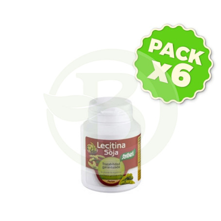 Pack 6x Lecitina 107 Perlas Santiveri