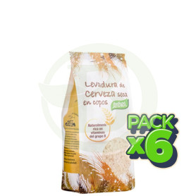 Pack 6x Levadura Cerveza Copos Bolsa 200Gr. Santiveri