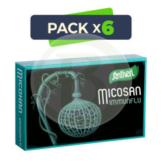 Pack 6x Micosan Immunflu 40 Gélules Santiveri