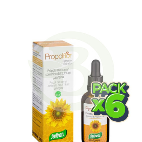 Pack 6x Propolflor Extracto Bio 50Ml. Santiveri