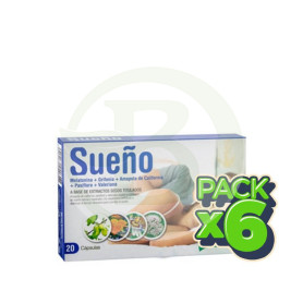 Pack 6x Sueño 20 Cápsulas Santiveri