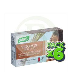Pack 6x Vigor Sol Actif Plus 30 Perles Santiveri