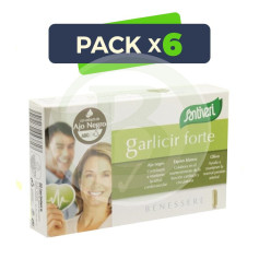 Pack 6x Garlicir Forte 40 Gélules Santiveri