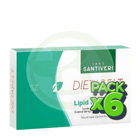 Pack 6x Dietabelt Sazia Lipid Neopuntia 30 Comprimidos Santiveri