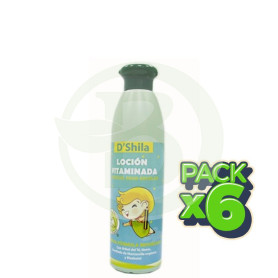 Pack 6x Loción Vitaminada Escolar 250Ml Shila