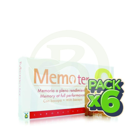 Pack 6x Memoter 20 Viales Tegor