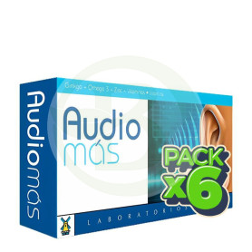 Pack 6x Audiomás 40 Cápsulas Tegor