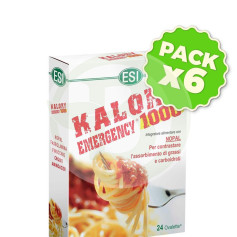 Pack 6x Kalory Emergency 1000 24 Tabletas ESI - Trepat Diet