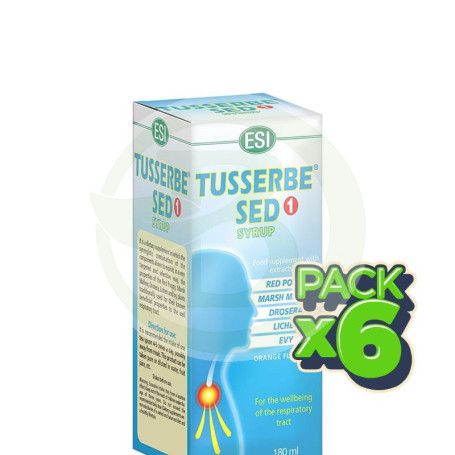 Pack 6x Tusserbe Sed 1 180Ml. ESI - Trepat Diet