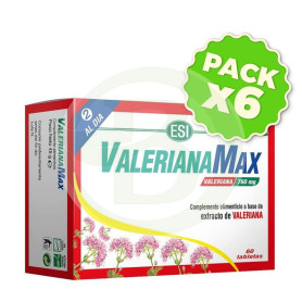 Pack 6x ValerianaMax 60 Tabletas ESI - Trepat Diet