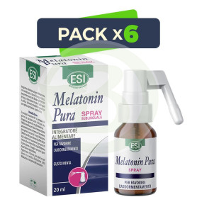 Pack 6x Melatonin Pura Spray 20Ml. Esi